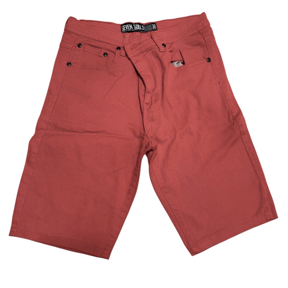 Seven Souls Skinny Fit Denim Shorts